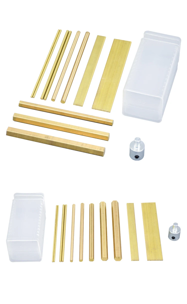 Broken tap remover specialized  hexagonal&pellet electrodes Tap Burner Brass Rod High Quality 10pcs