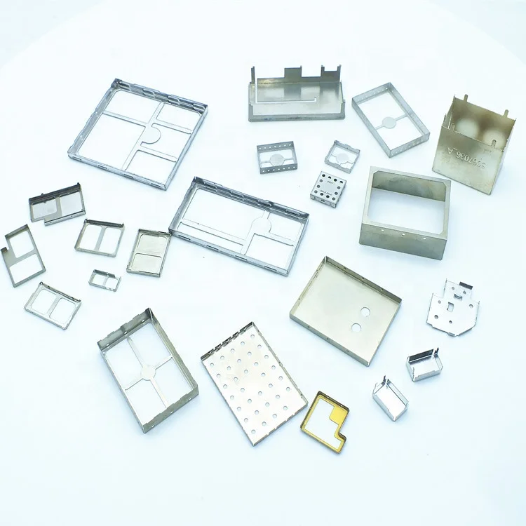 Custom Electronics Shield Box And Frame Sheet Metal Parts Stamping EMI RF Shielding Cover Case For PCB