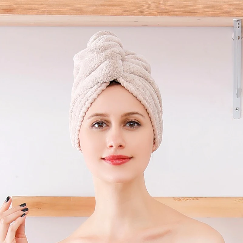Сухой Душ Spa насадки для душа с запахом микроволоконное махровое ванное полотенце сушки волос; Головные уборы Крышка Капота