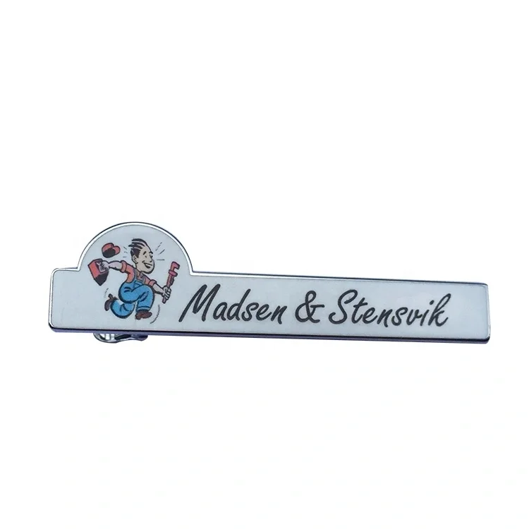 Wholesale Promotion Custom Make Your Own Tie Clip Metal Blank Magnetic Tie Clip