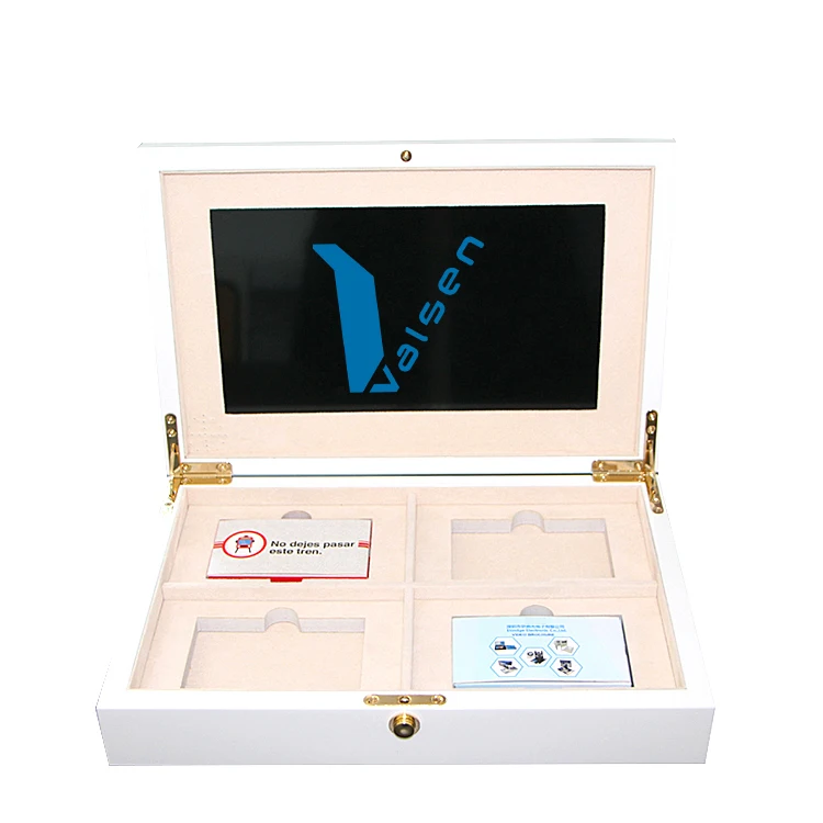 advertising 5 inch digital video box screen card book 8gb marketing