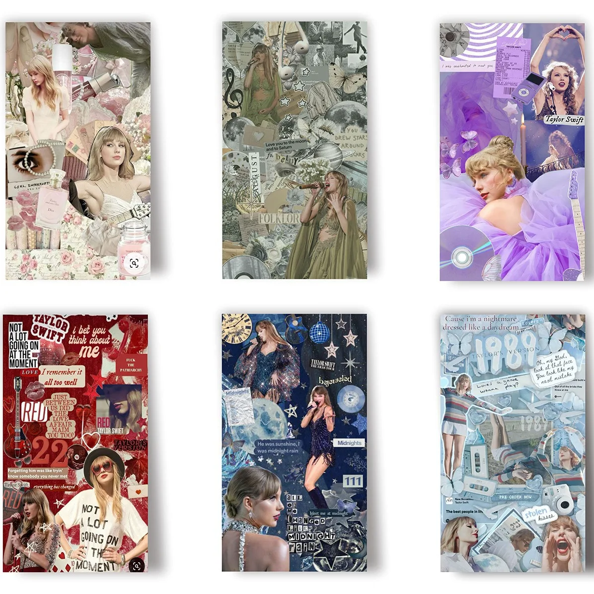 Wholesale Price Custom Design Handmade papercraft  Singer Music Pop Poster aesthetic wall collage prints