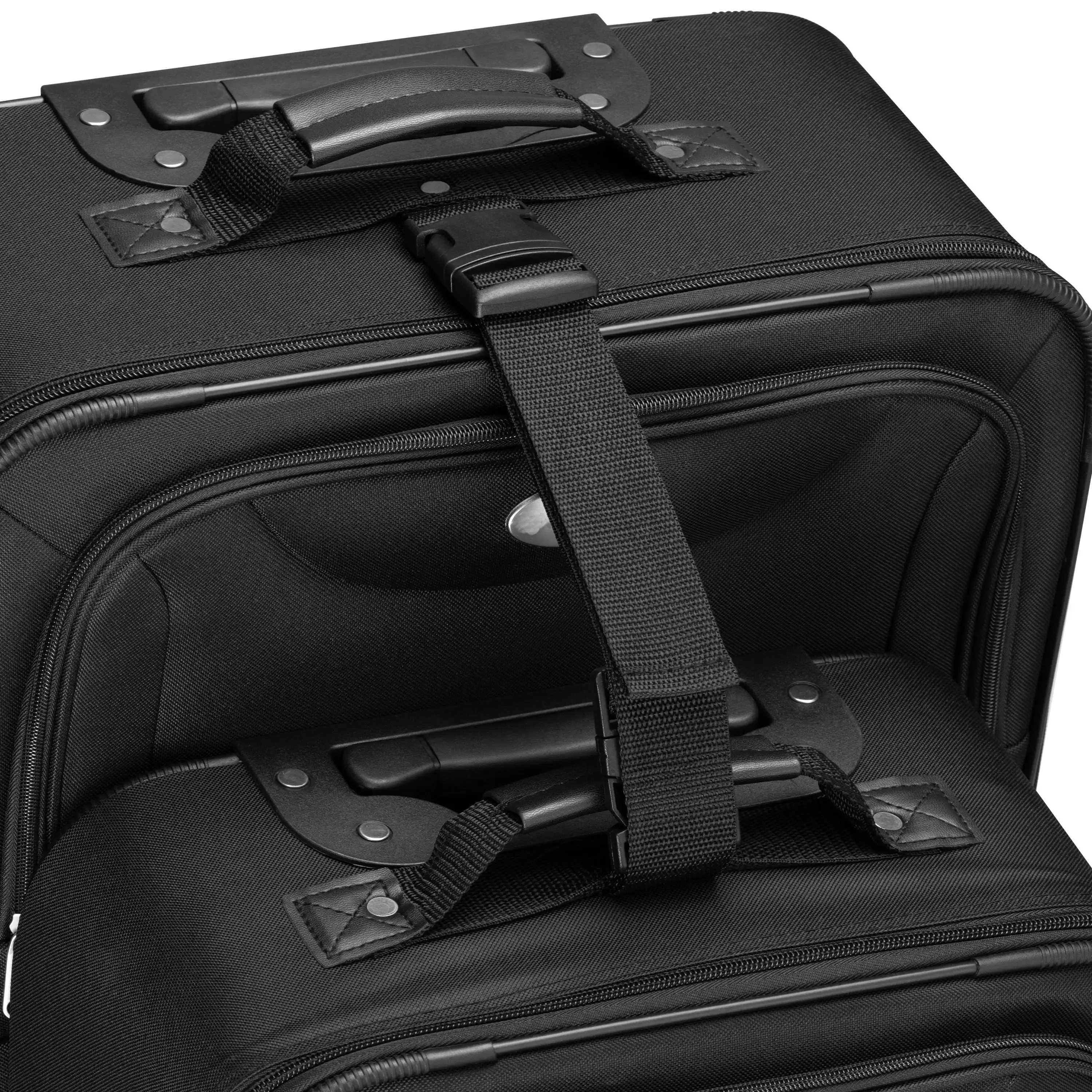 Custom 5 Pcs Luggage Set Carry on Trolley Bag Soft Fabric Suitcase Travel
