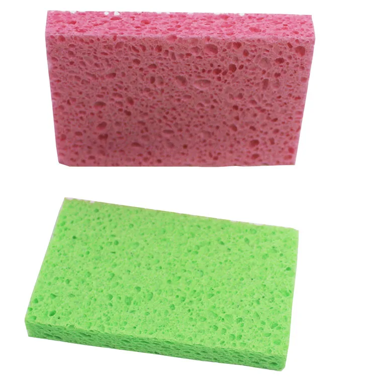 Amazon hot selling Cellulose Sponges Heavy Duty Scrub Kitchen Sponge