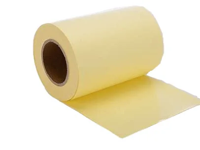 Hot label self-adhesive backing paper yellow single-sided PE single-sided silicone oil release paper