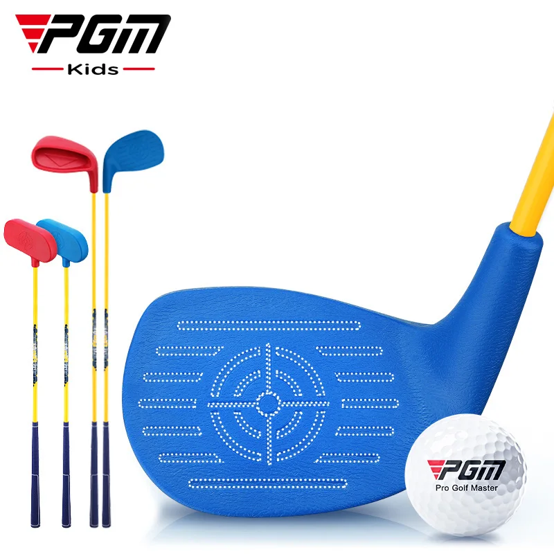 PGM large plastic golf club iron mini children two way golf putter club junior kids golf training trainer clubs set
