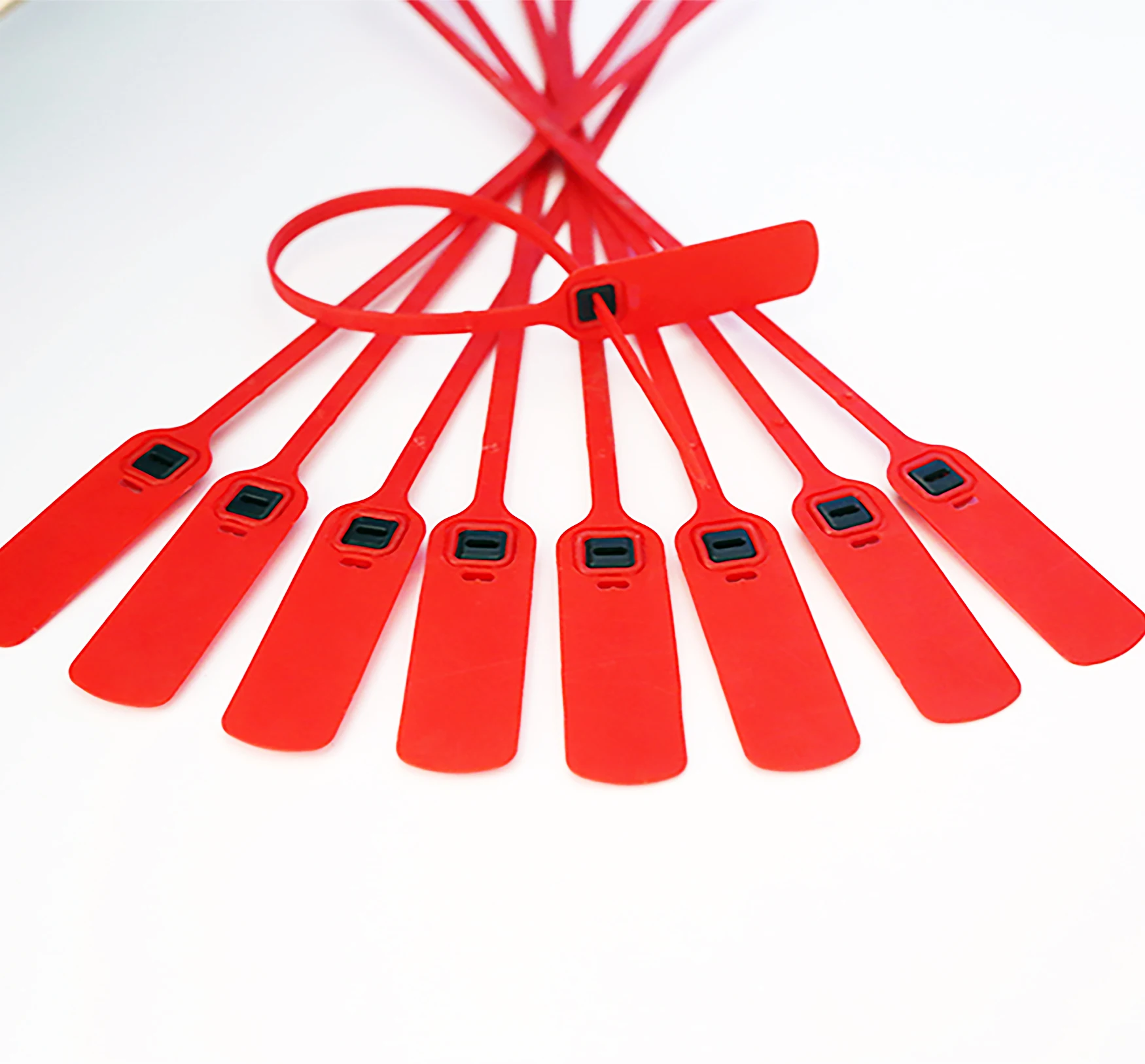 300mm Pull Tight One Time Use Lock Adjustable Security Products Container Plastic Door Strip Seal