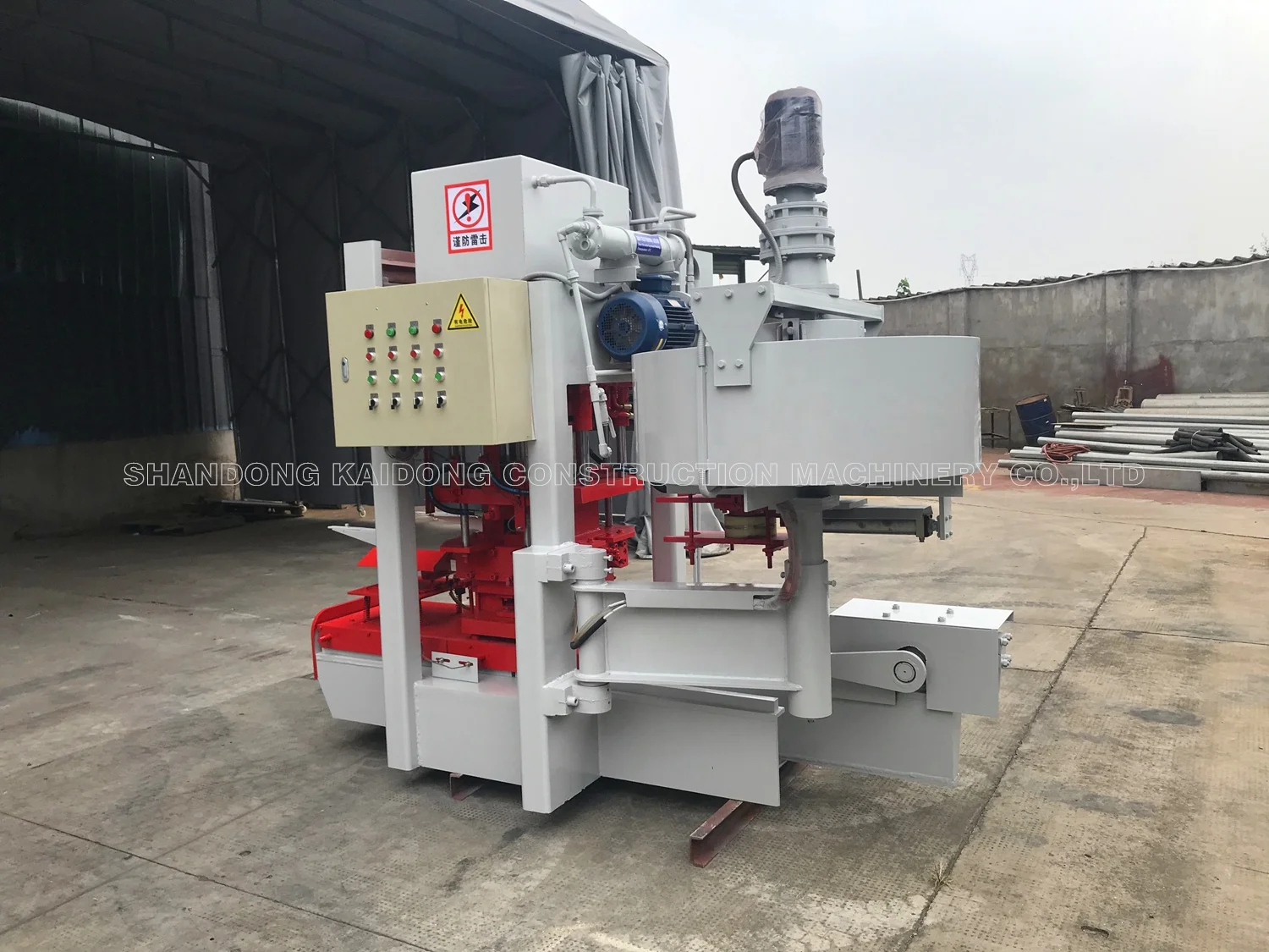 Kaidong KQ8-128 Automatic Hydraulic Cement Concrete Roof Tile Sheet Making Forming Press Concrete Roof Machine Price