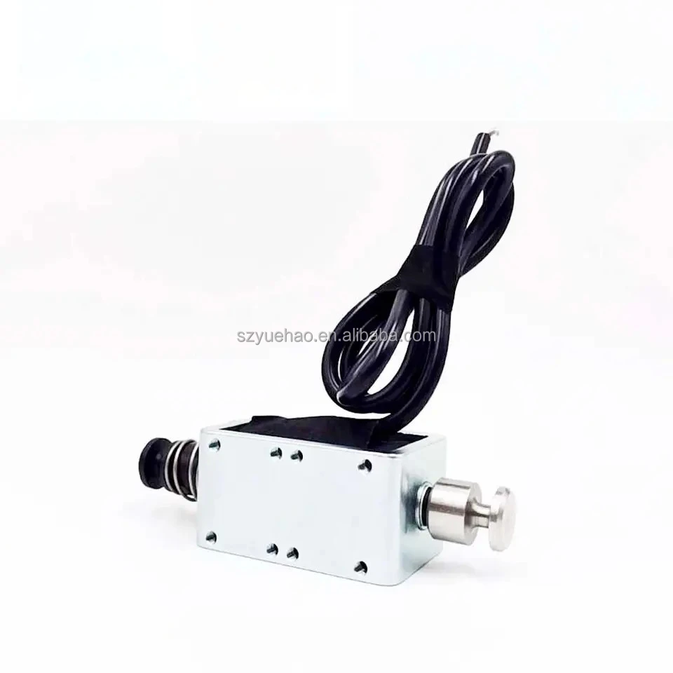 1660HAB 5 мм маленький мини DC 12 В 24 В Электромагнит с открытой рамой толкатель электромагнитный линейный привод