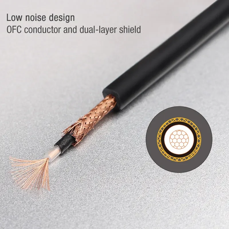 OEM Factory Professional Audio Cable with 6.35mm (1/4 Inch) TRS Jack, Low Noise Suitable for Electric Guitars