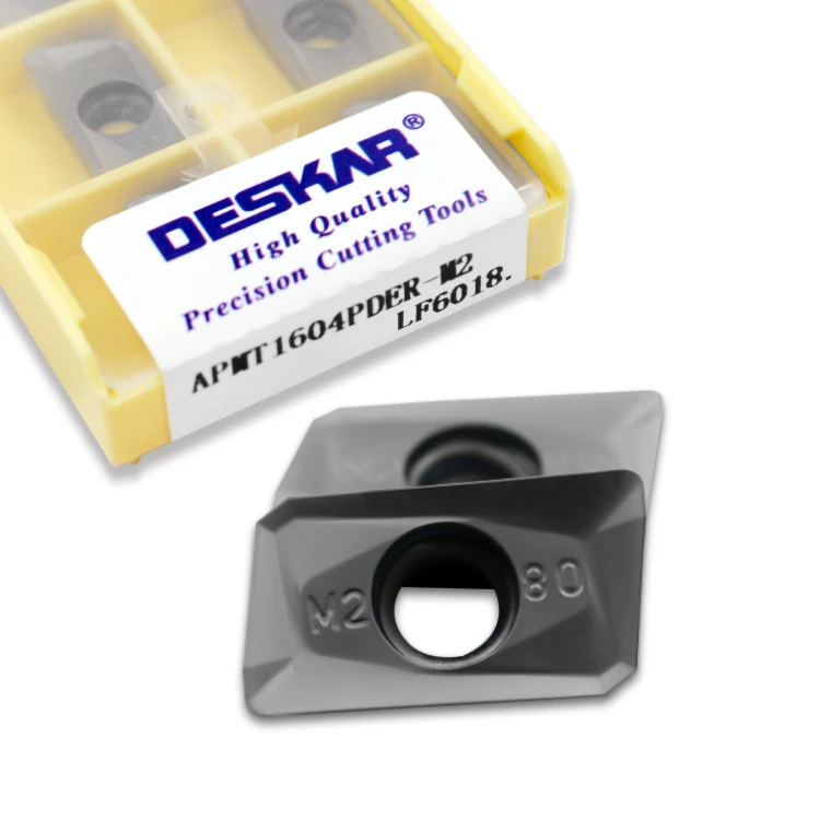 Deskar APMT1604PDER-M2-LF6018 Cnc режущий инструмент Карбид токарная обработка ЧПУ фрезерные пластины