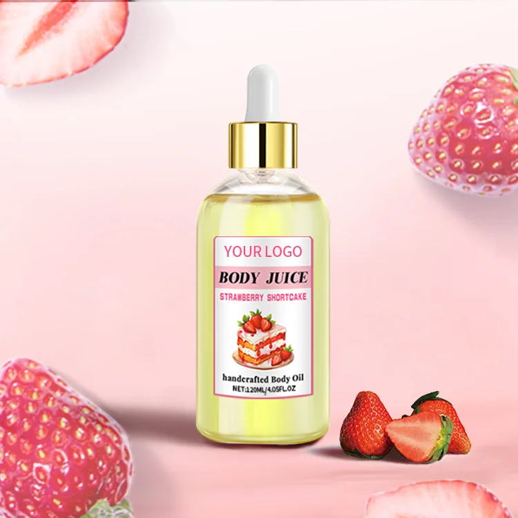 Private label elastic and hydrated skin without leaving a greasy feeling body relax oil massage body juice oil scents body oil