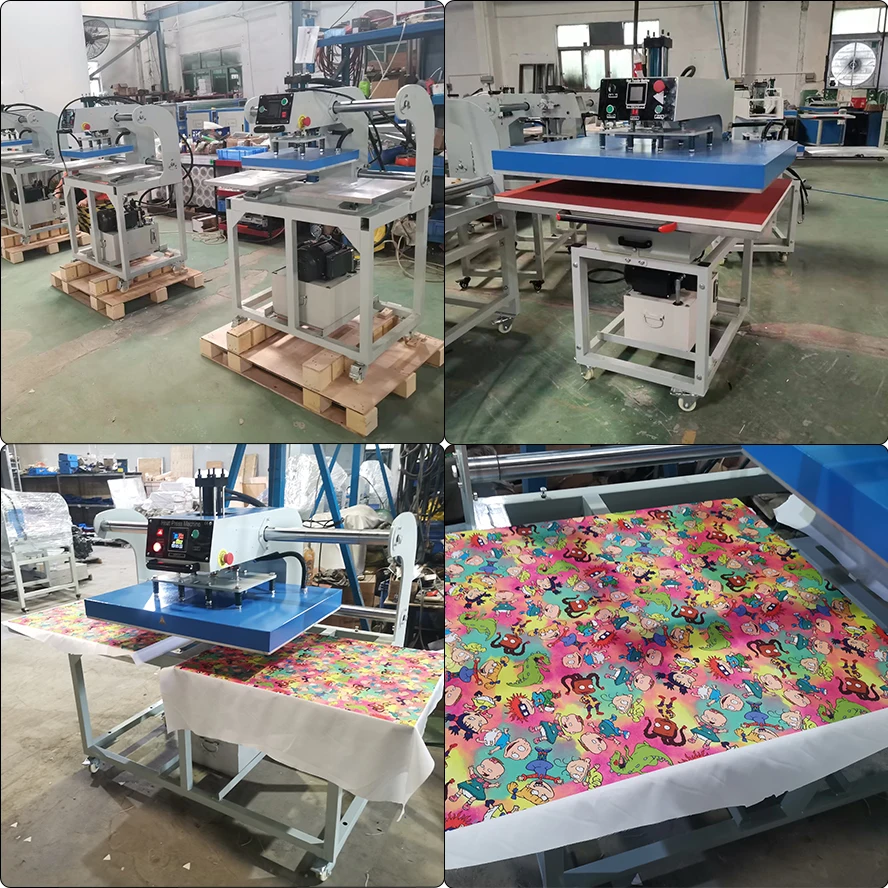 Multifunction Pneumatic Large Size Heat Press Machine 120 X 100 800*1000Mm Heat Press Machine