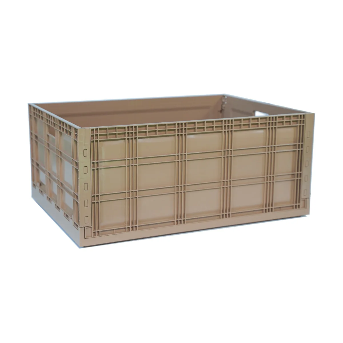 Transportation Turnover Box Plastic Crate Storage Box on Sale Logistic Use Large Folding Foldable Folding Basket Silk Printing