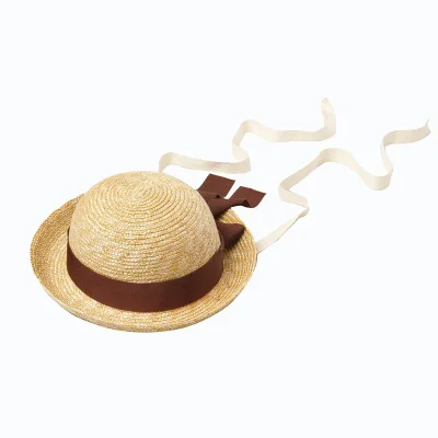 2021 New Trend High Quality Wholesales Round Hat Boater Fashion Straw Hat For Women Ladies Beach Sun Hats chapeau party Summer