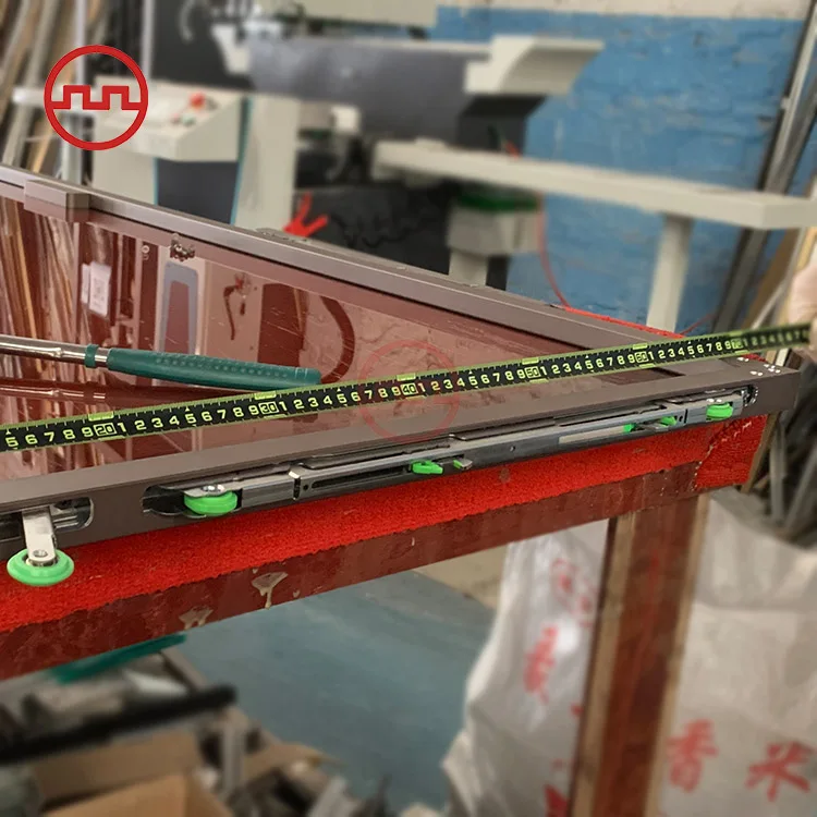 Wooden wardrobe sliding door cabinet aluminium profile for glass door for garderobe