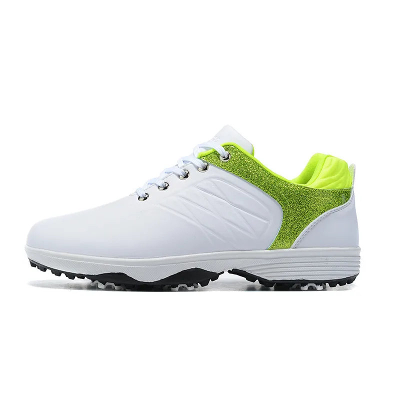  New Arrival Microfiber Leather Material PGAM Breathable Water Proof Golf Shoes for Men Stud Spikes Rotary Turn Buckles
