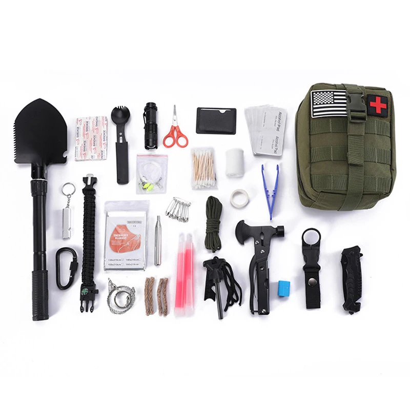 TL003 Adventure hiking supplies emergency first aid kit outdoor survival gear camping