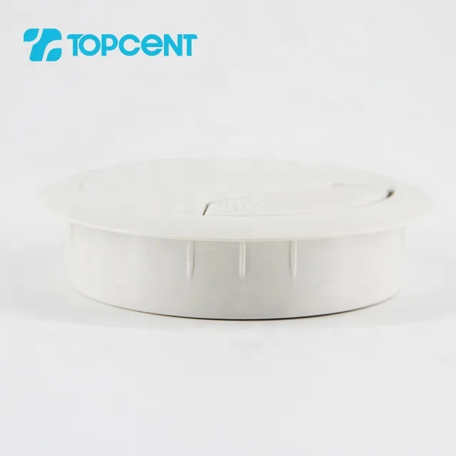 Topcent белый пластиковый круглый компьютерный стол офисный настенный провод с отверстием втулка