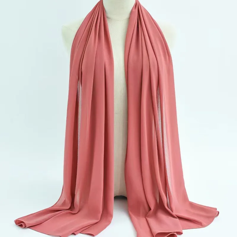 Chiffon Beaded Bubble Headband  Ethnic Scarves Shawls Chiffon  Scarf Abaya Hijab