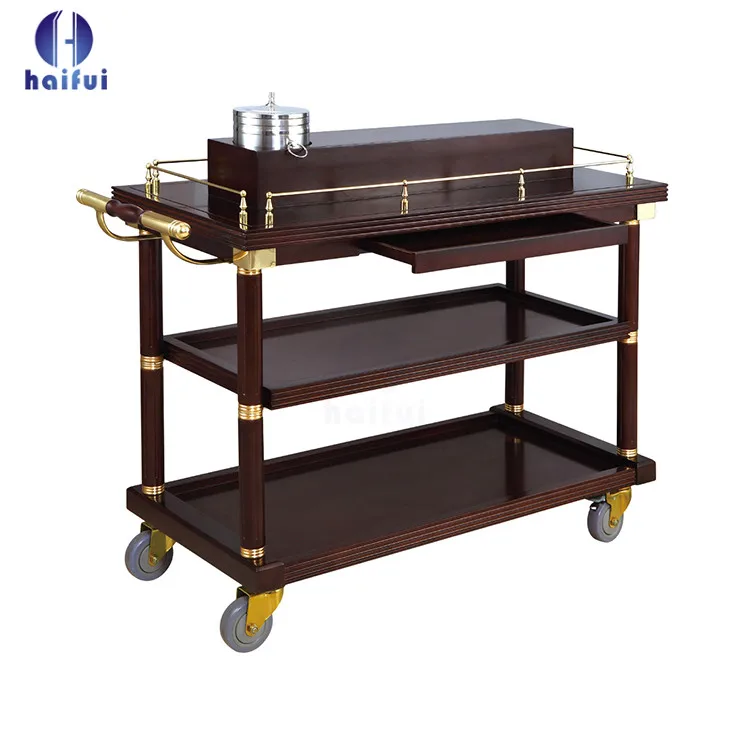 Luxurious Hotel and Restaurant Liquor Service Trolley