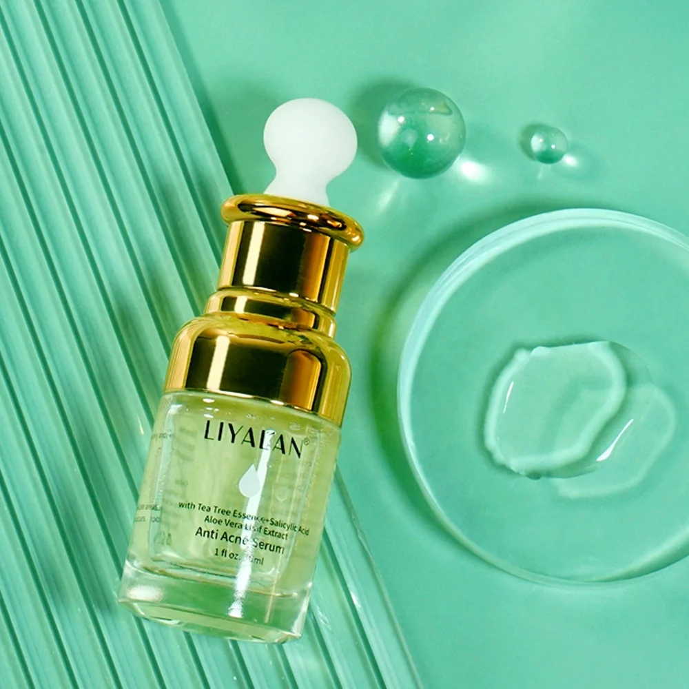 Индивидуальная этикетка эссенция чайного дерева алоэ вера салициловая кислота средство от прыщей удаление шрамов Сыворотка
