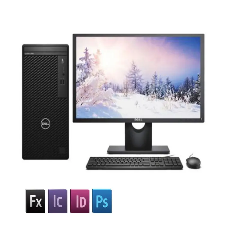 Dell (DELL) OptiPlex3090MT Core Commercial Office Graphics Desktop Host Computer i5-10505 4G RAM 1T Mechanical HD630 Set Display