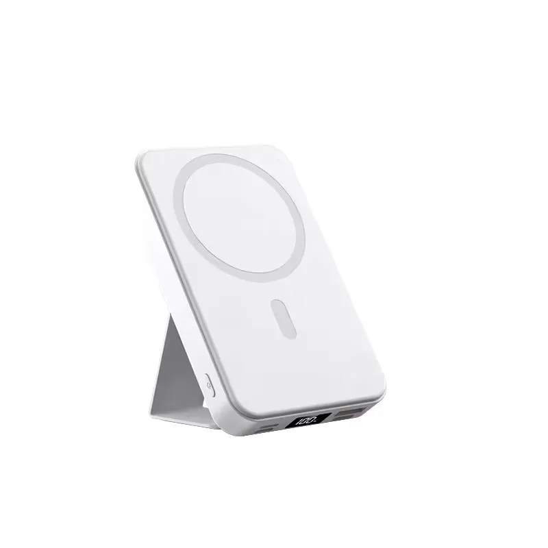 Dibangni Portable Charger Powerbank Wireless Magnetic Mini Thin New Design for iPhone 15 14 13 12 Pro Max Includes Phone Stand