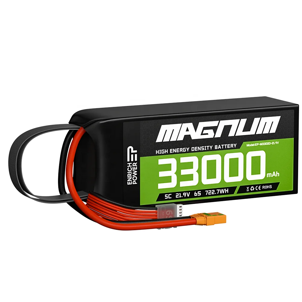 Полутвердотельный липосадочный Аккумулятор для 33000mAh 5C с XT90S