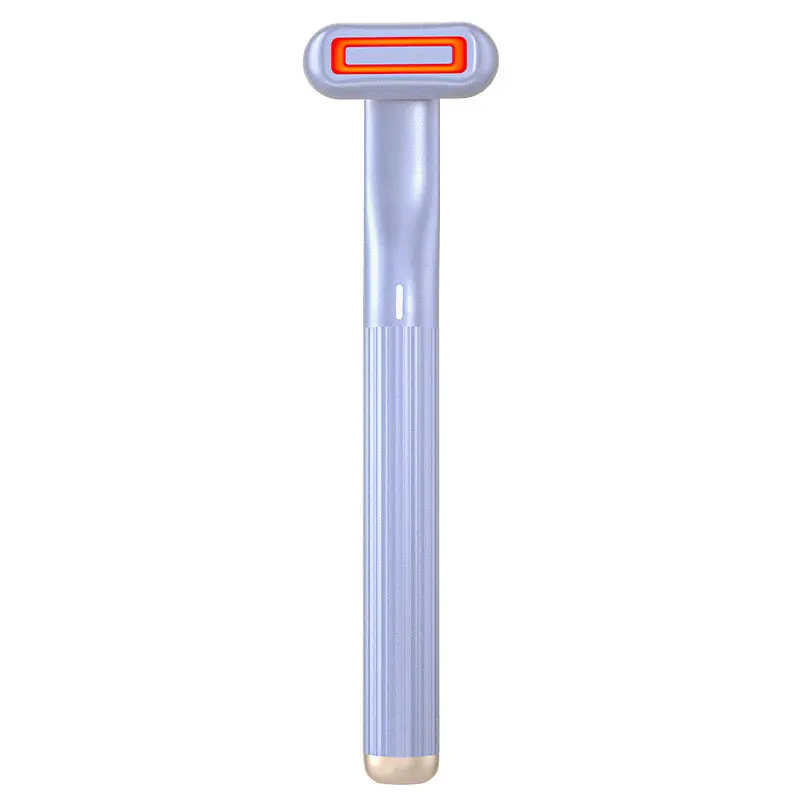 360 Degree Rotation Advanced 4-in-1 LED Light Therapy Face EMS Facial Eye Beauty Massager Red Light Skincare Wand