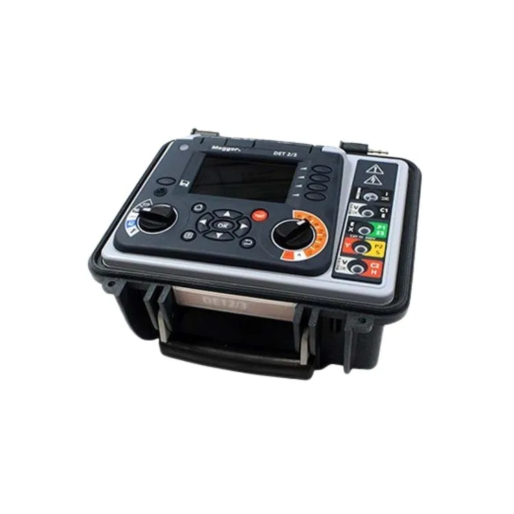 Megger DET2/3 Earth Ground Tester 50M KIT LG1/P1/P2/P3/P4/P5  Memory Storage and USB Download