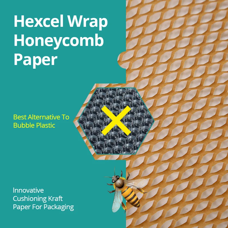 Hot Sales Eco-Friendly Cushion Kraft Filling Wrap Customized White Honeycomb Packing Paper