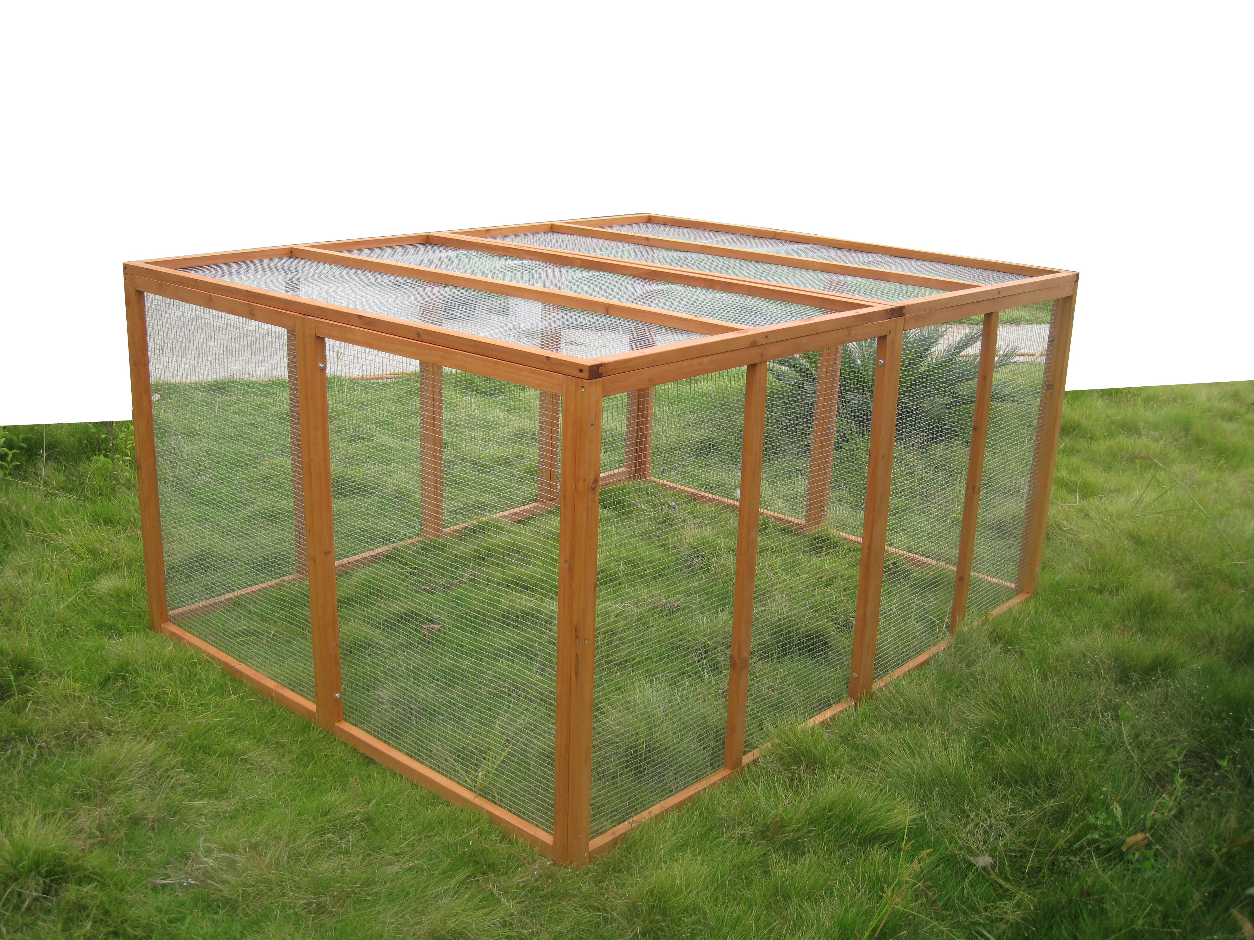 High quality 2 Nest Boxes and Run Felt Chickens Play Set Poultry Farm house coop chicken layer cage for sale 10 Small Birds