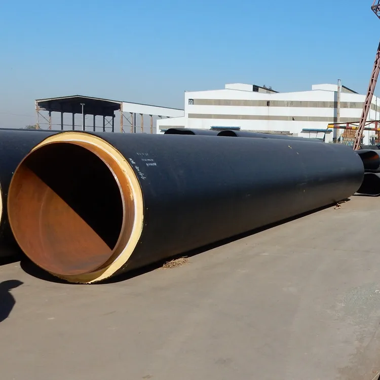 
Pre-Insulated Steel Pipe Polyurethane Foam Insulation and HDPE Jacket 
