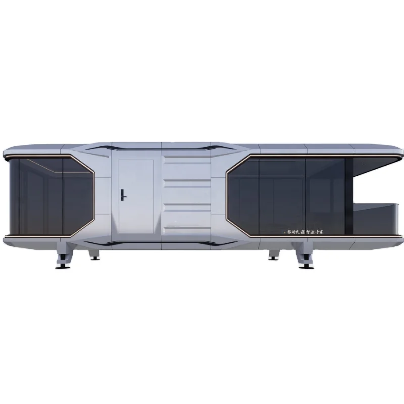 Anti-Seismic Mobile Luxury Prefab Villa Waterproof Capsule House Hotel Insulated Prefabricated Cabin Sleeping Pod