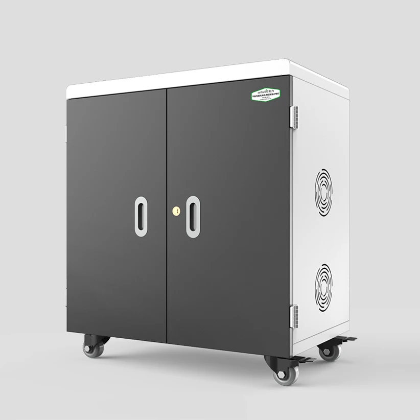 office mobile charging locking cabinet for iPad and laptop