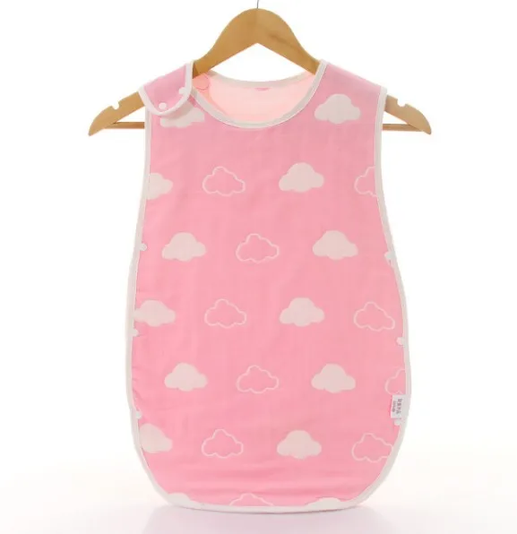 
100% Cotton Portable Summer Swaddle Vest Baby Sleeping Bag For Newborn Babies 
