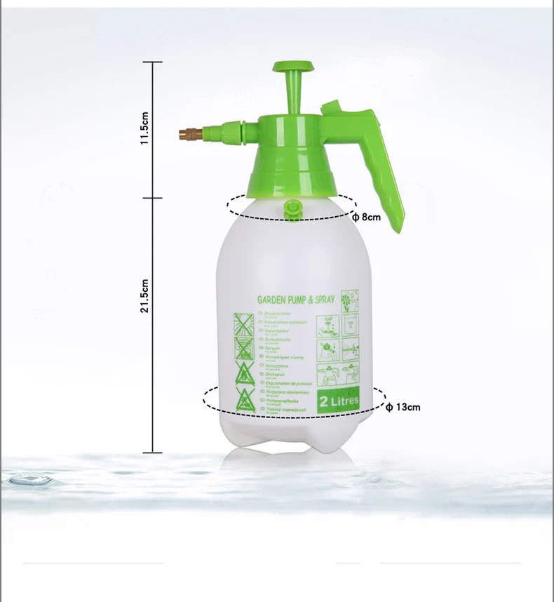 Roundness Shape Watering Can plastic sprayer Garden Lawn Care Watering Equipment Outdoor Indoor Patio Watering Can