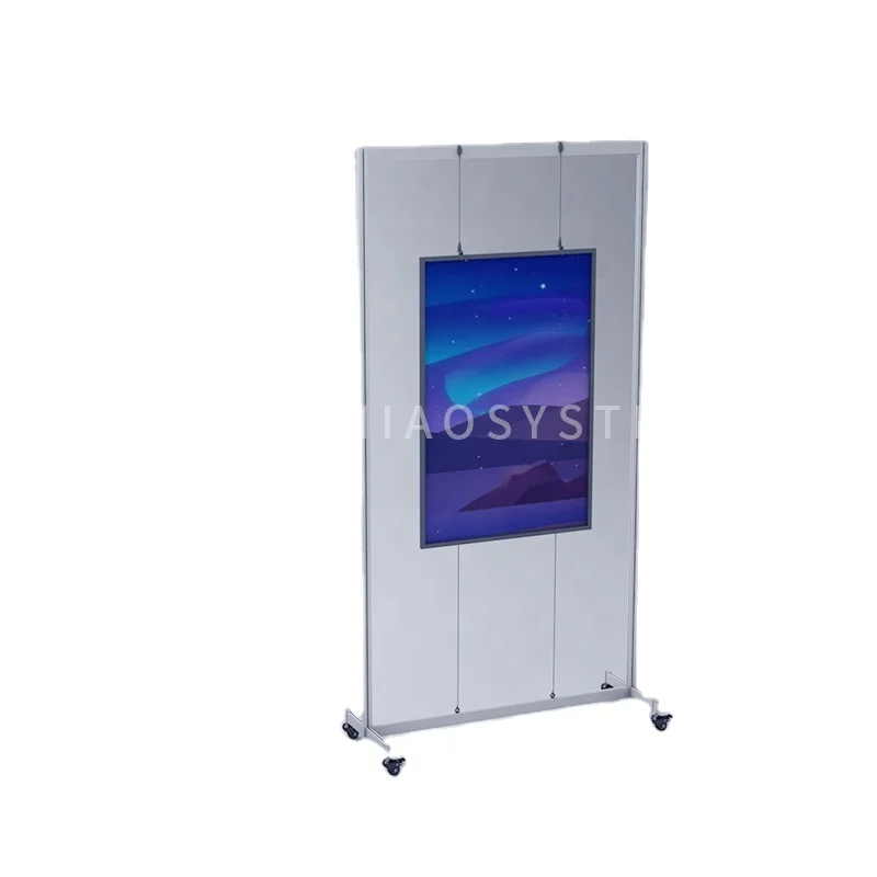 Customized Modular display booth movable partition wall white wall hanging