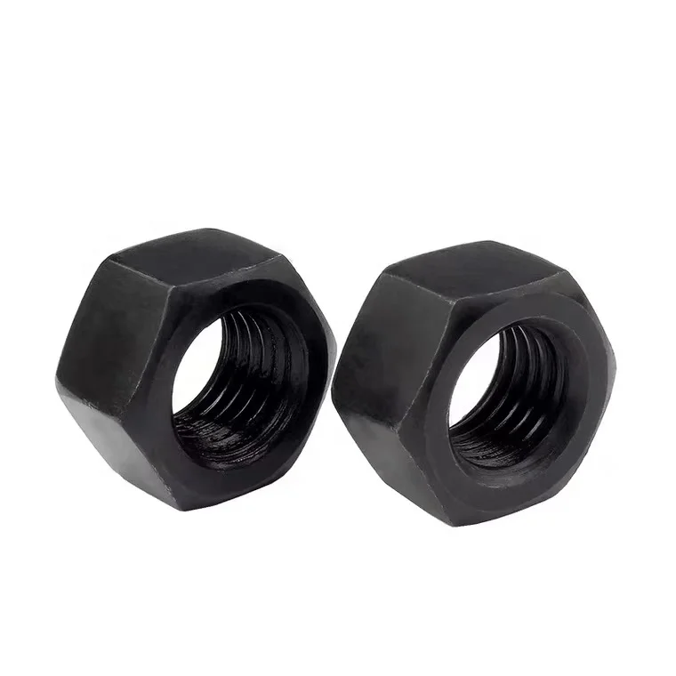 SAE UNC black класс 5 DIN934 термообработка высокопрочные шестигранные гайки