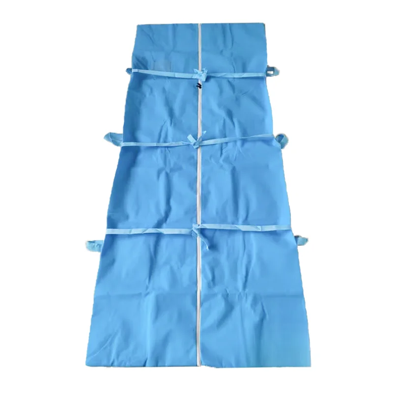 OEM Heavy-Duty Corpse WFS  Pouch European Style Funeral Product Adults Dead Body with 6 Handles for Adults