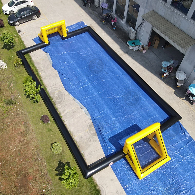 Ejia Manufacturer Hot Sale Inflatable Sports Pitch Portable Inflatable volleyball Field/Inflatable Panna Soccer