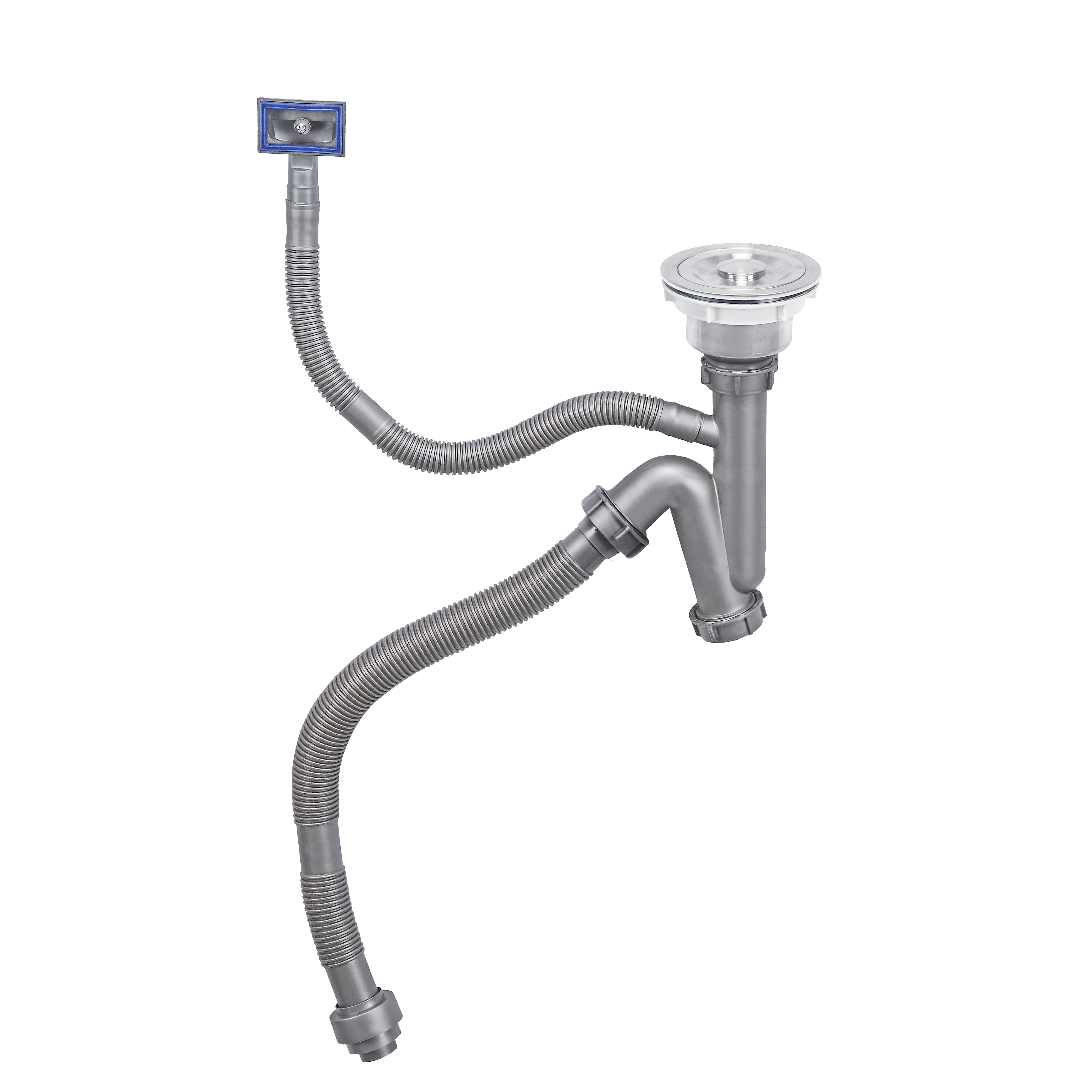 Лидер продаж Глубокий V-образный сливной шланг для раковины 1 75 дюйма сетчатый канализационные трубы с расширяемой трубкой труба слива