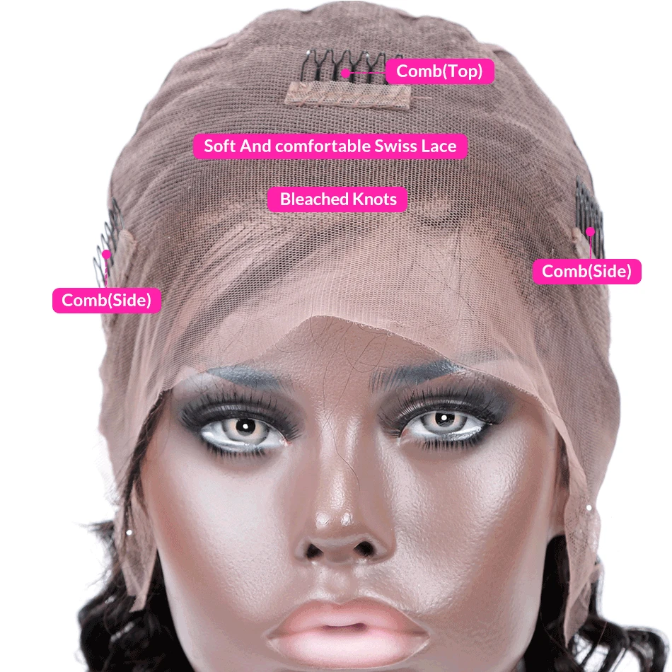 Wholesale Brazilian Human Hair Full Lace Wig With Baby Hair Virgin Hair Transparent Lace Wigs Human Hair Near Me