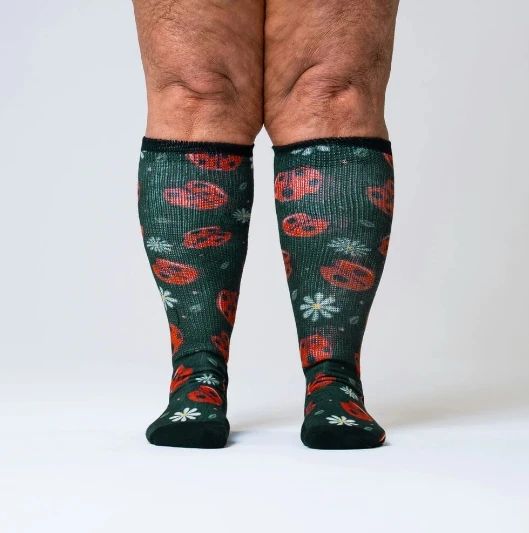 droppshipping Diabetic Foot Socks Unisex Diabetic Sock Extra Wide Cuff customize printed socks