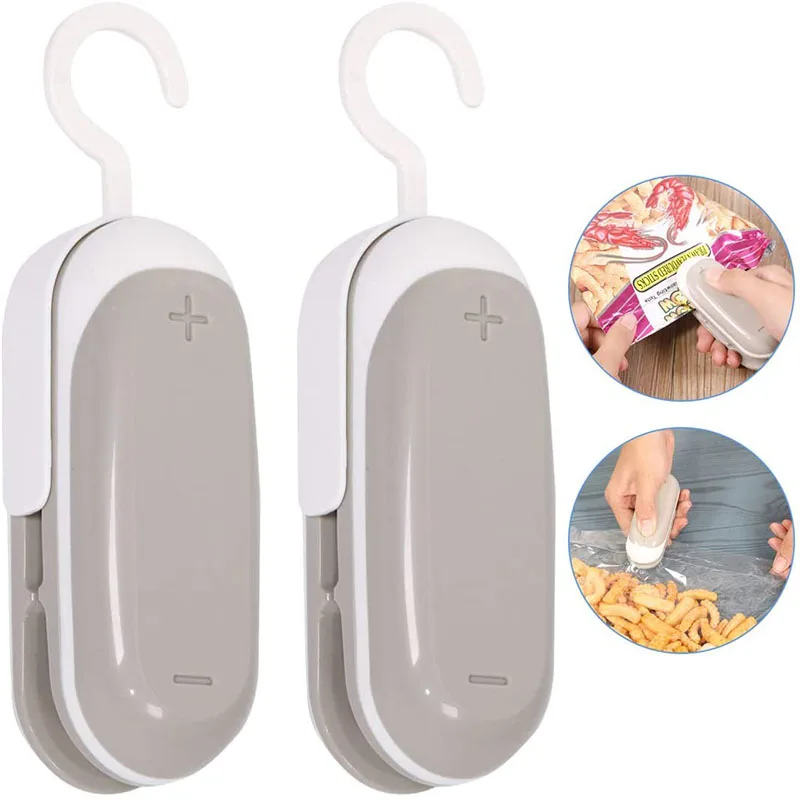 Mini hand pressure custom vacuum sealer bags food bag sealer machine for plastic bag