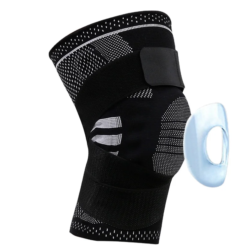 Compression Knee Sleeve  Knee Brace for Men & Women Knee Support with support bars and silicone gel