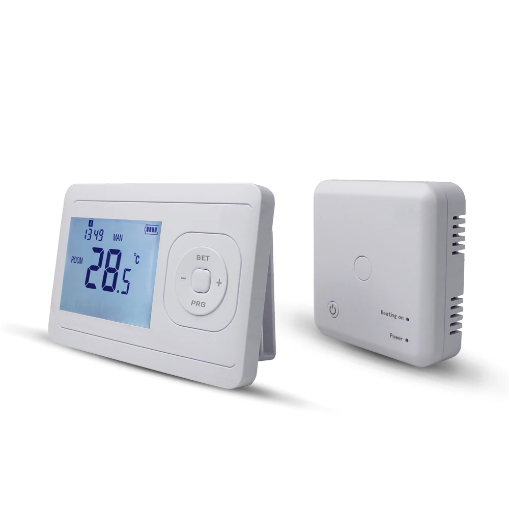 Touch screen weekly programmable AC8048 RF wireless wall wifi thermostat