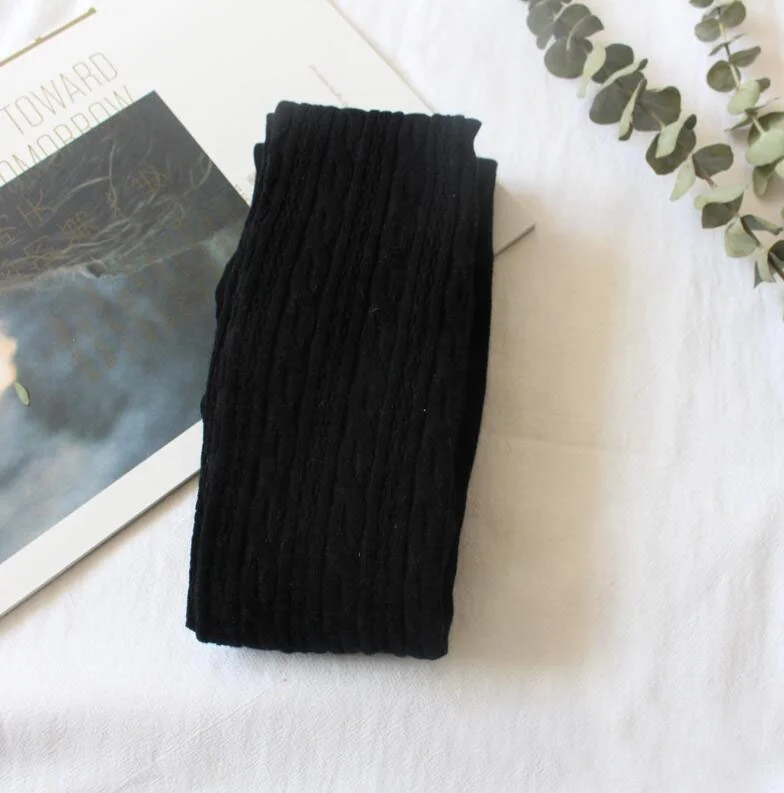 Wholesale Baby Girls Tights Cable Knit Leggings Stockings Pantyhose Infants Toddlers Stockings School Tights for 2T-12 Years