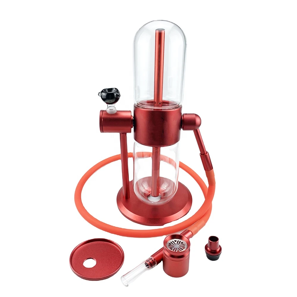 Electric Hookha Smoking Bulk Electrical Shisha Head Gravity Hookah 360 Richman E Hookah with Cage Electronic Hookah